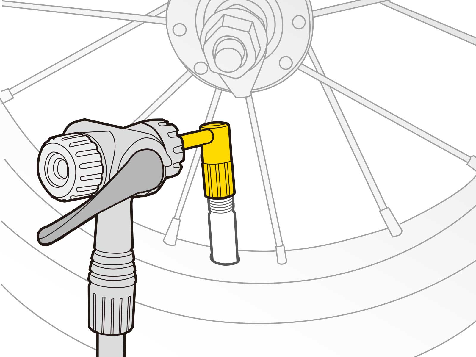 thumbnail image 2 of Topeak Pressure Rite Schrader Valve Ventiladapter - Pumpe - Werkzeug & Pflege - Bike - Alle 2 of 14